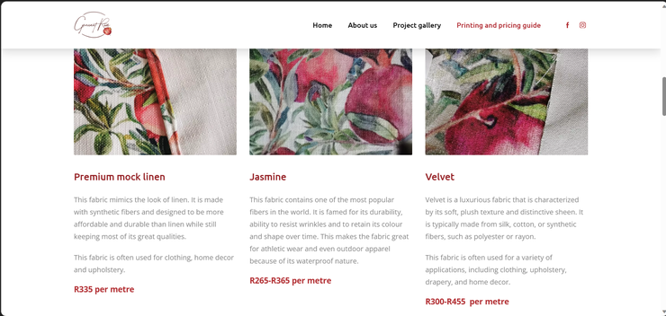 Website preview